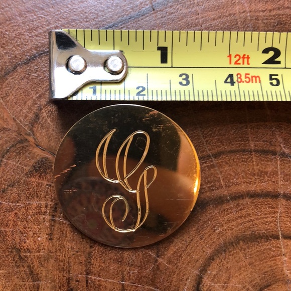 Vintage Cursive Letter Y Brooch - Picture 2 of 8